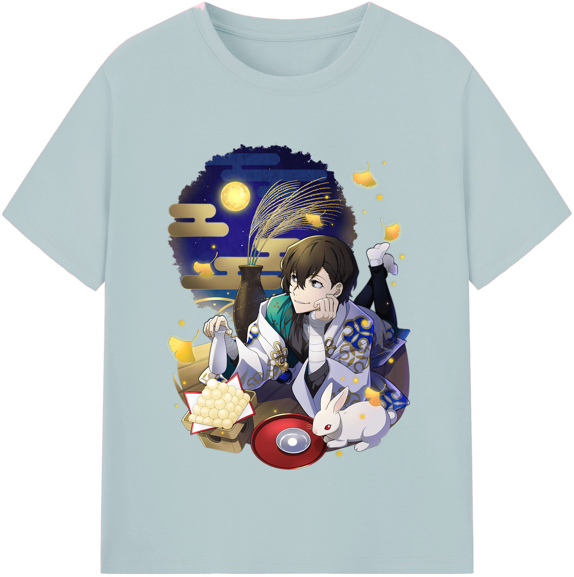 （画像用） 文豪ストレイドッグス Bungo Stray Dogs 綿100％半袖Tシャツ（フロントプリント）